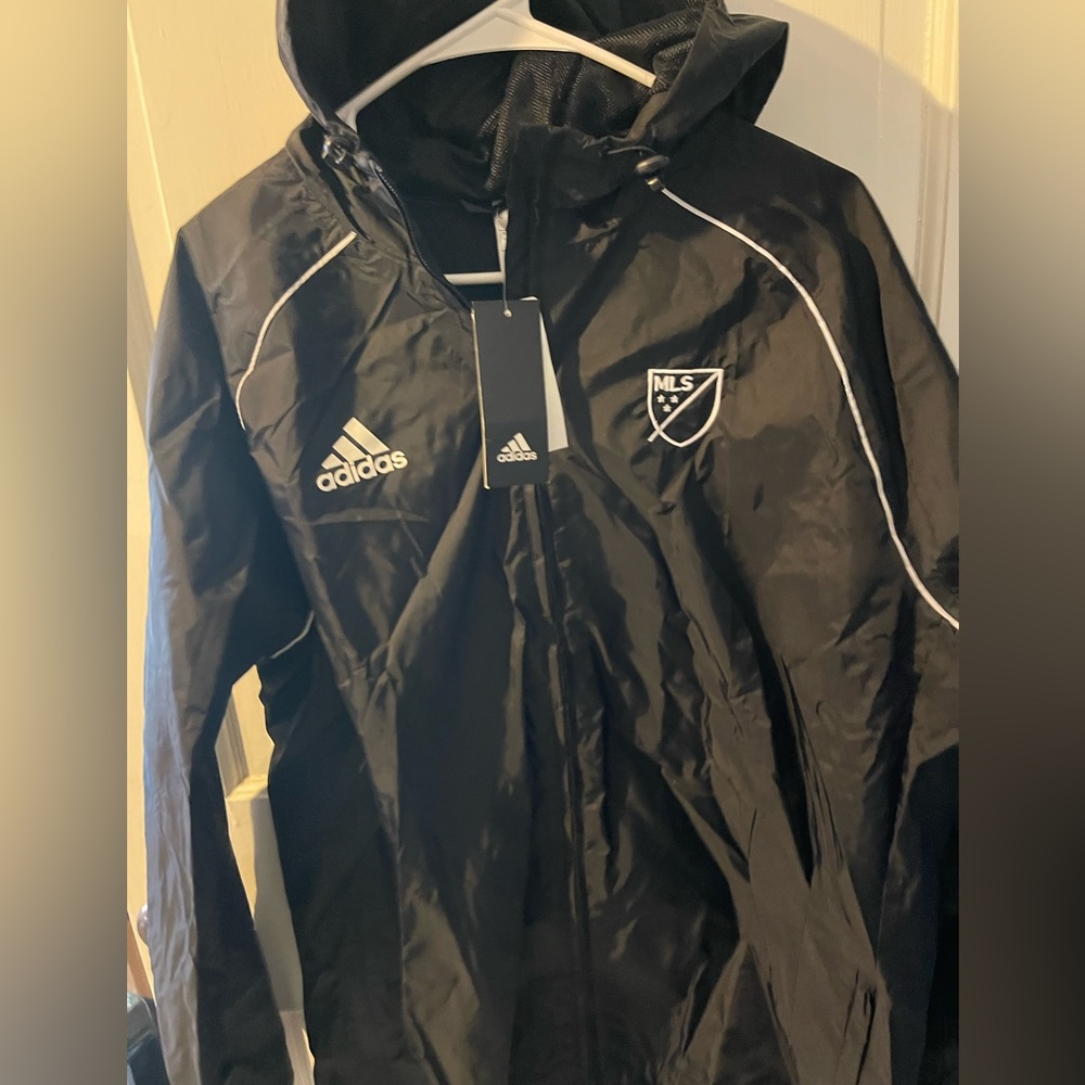 Adidas MLS Windbreaker/Rain Jacket.